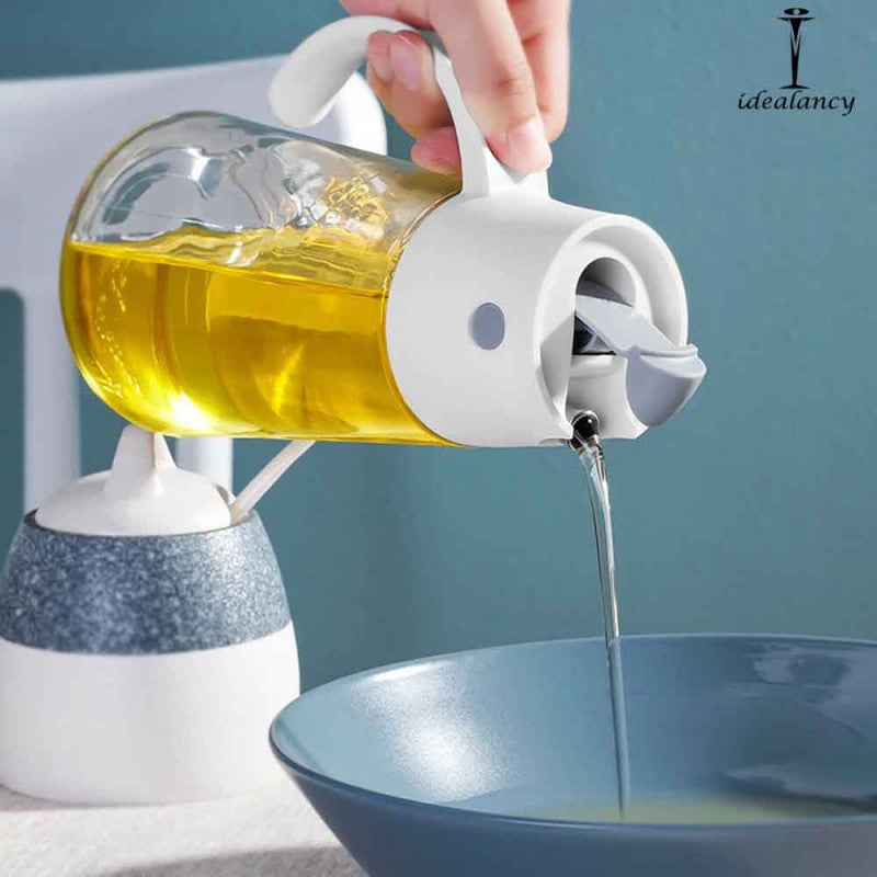 Glass Oil Jar Home Leak Proof Oil Bottle