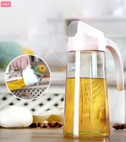 Glass Oil Jar Home Leak Proof Oil Bottle