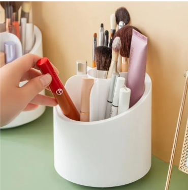 360 Rotatable Makeup Brush Organizer