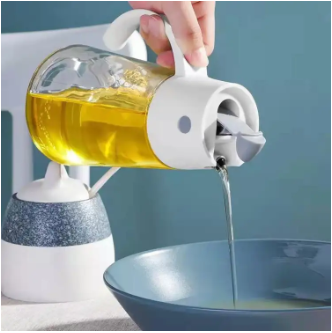 Glass Oil Jar Home Leak Proof Oil Bottle