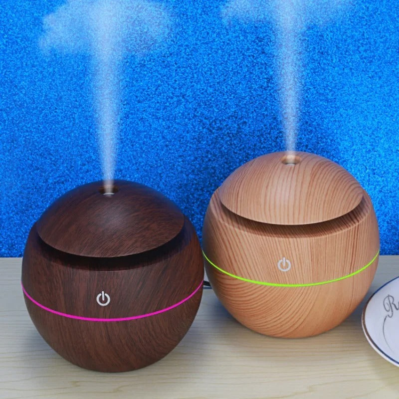 Round wood humidifier