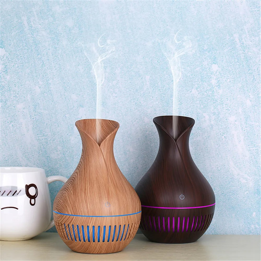 Vase light wood Humidifier