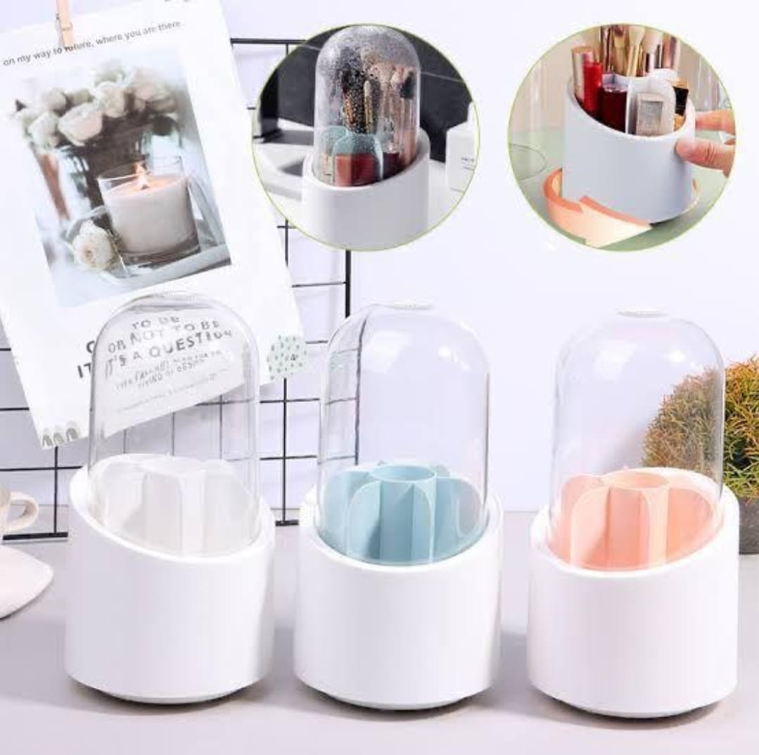 360 Rotatable Makeup Brush Organizer