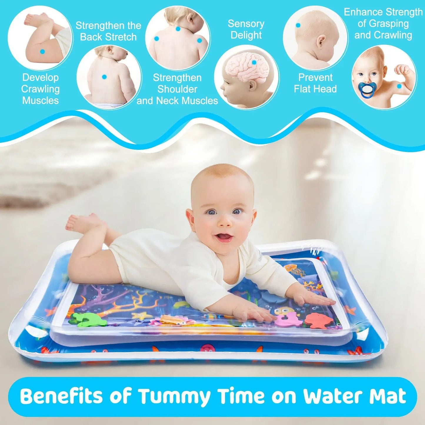 Inflatable Water Baby Tummy Mat