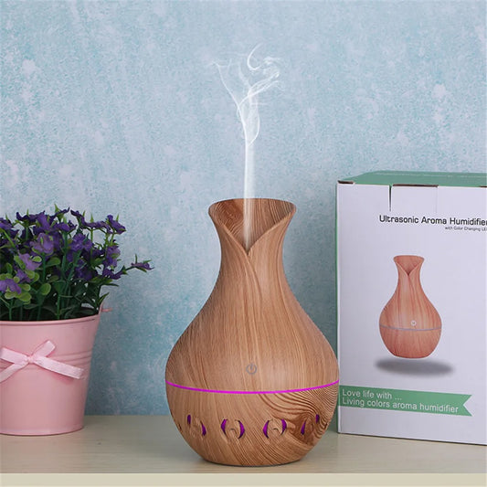 Vase light wood Humidifier