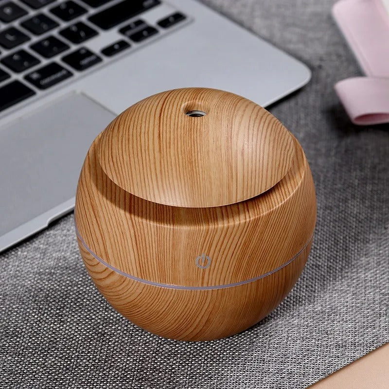 Round wood humidifier