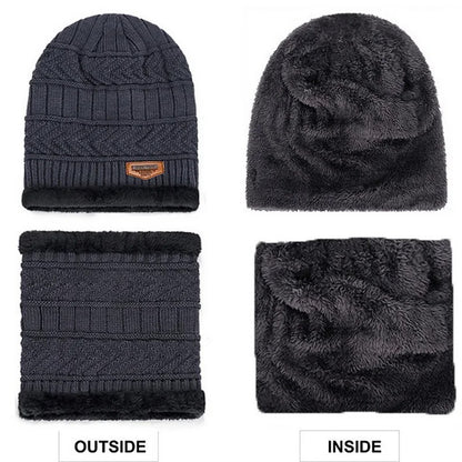 Winter Cap with Neck Mufler