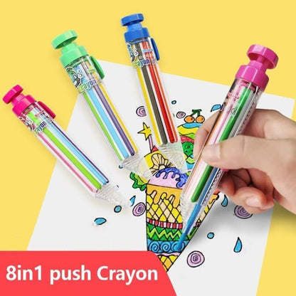 8 in 1 Push Crayon