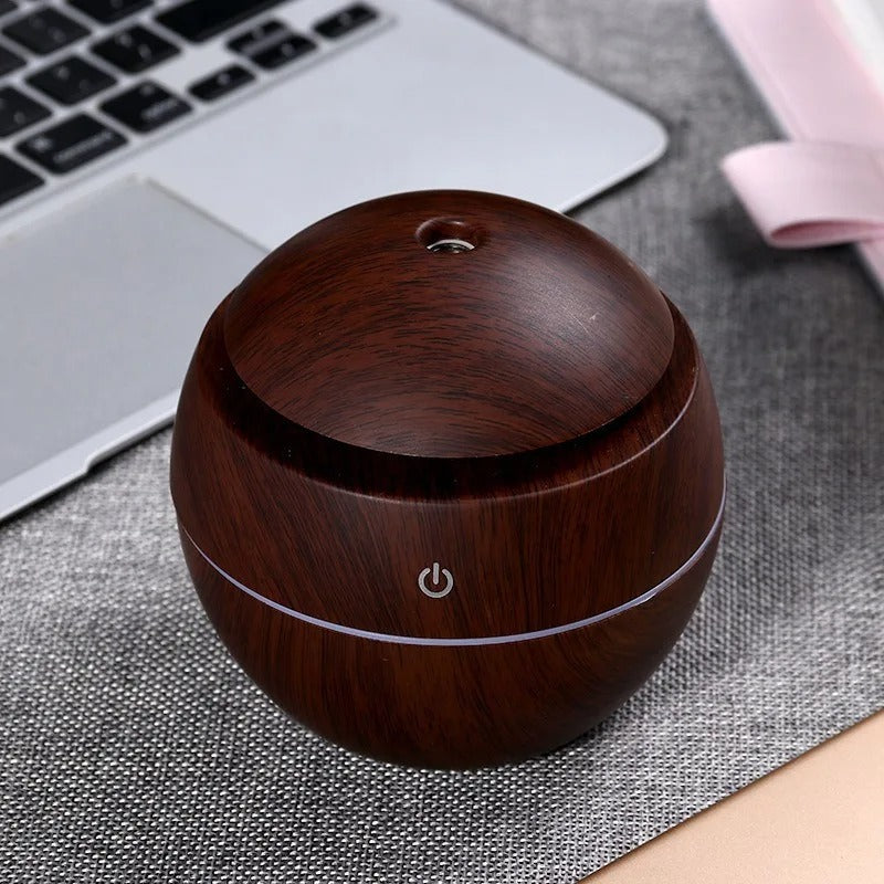 Round wood humidifier