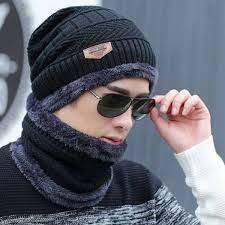 Winter Cap with Neck Mufler