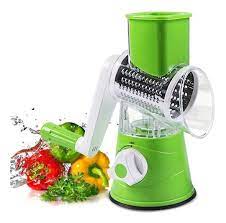 3 in 1 Table Top Drum Grater Stainless Steel Blades