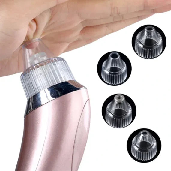 Electric Blackhead Acne Oil Remover & Vacuum Suction Face Pore Cleaner