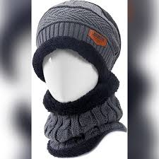 Winter Cap with Neck Mufler