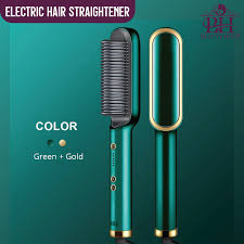 2 in 1 Hair Straightener Comb & Curler.