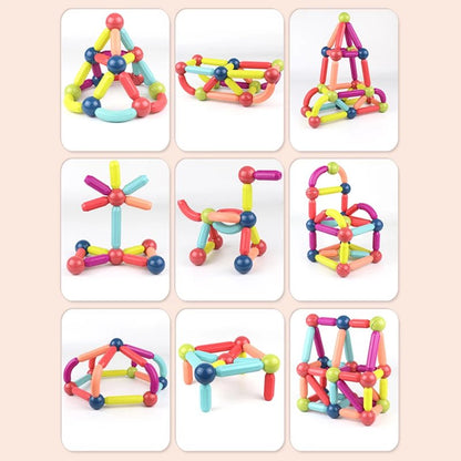 Magnetic Sticks Building Blocks | Early STEM Learning 42 Pcs