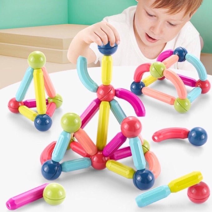 Magnetic Sticks Building Blocks | Early STEM Learning 42 Pcs