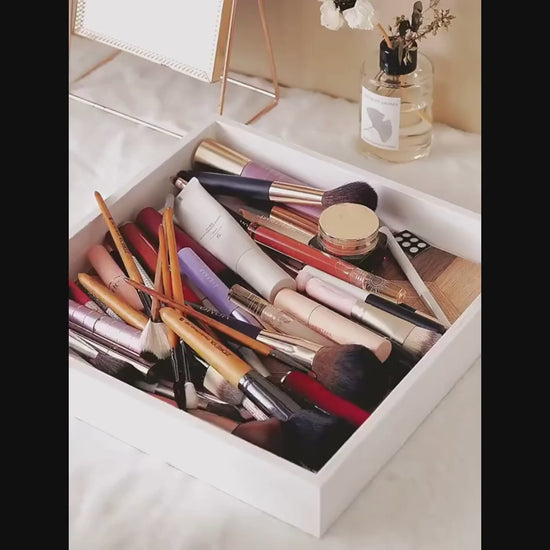 360 Rotatable Makeup Brush Organizer