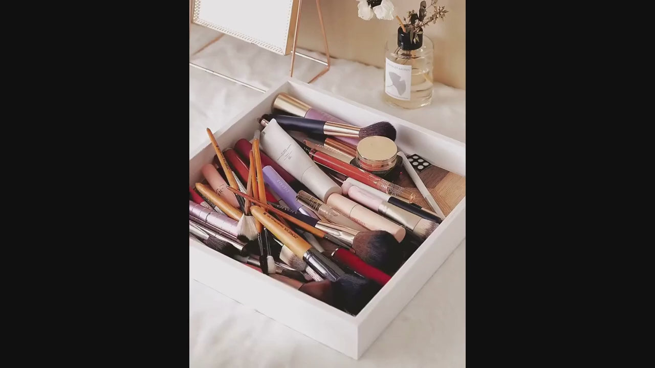 360 Rotatable Makeup Brush Organizer